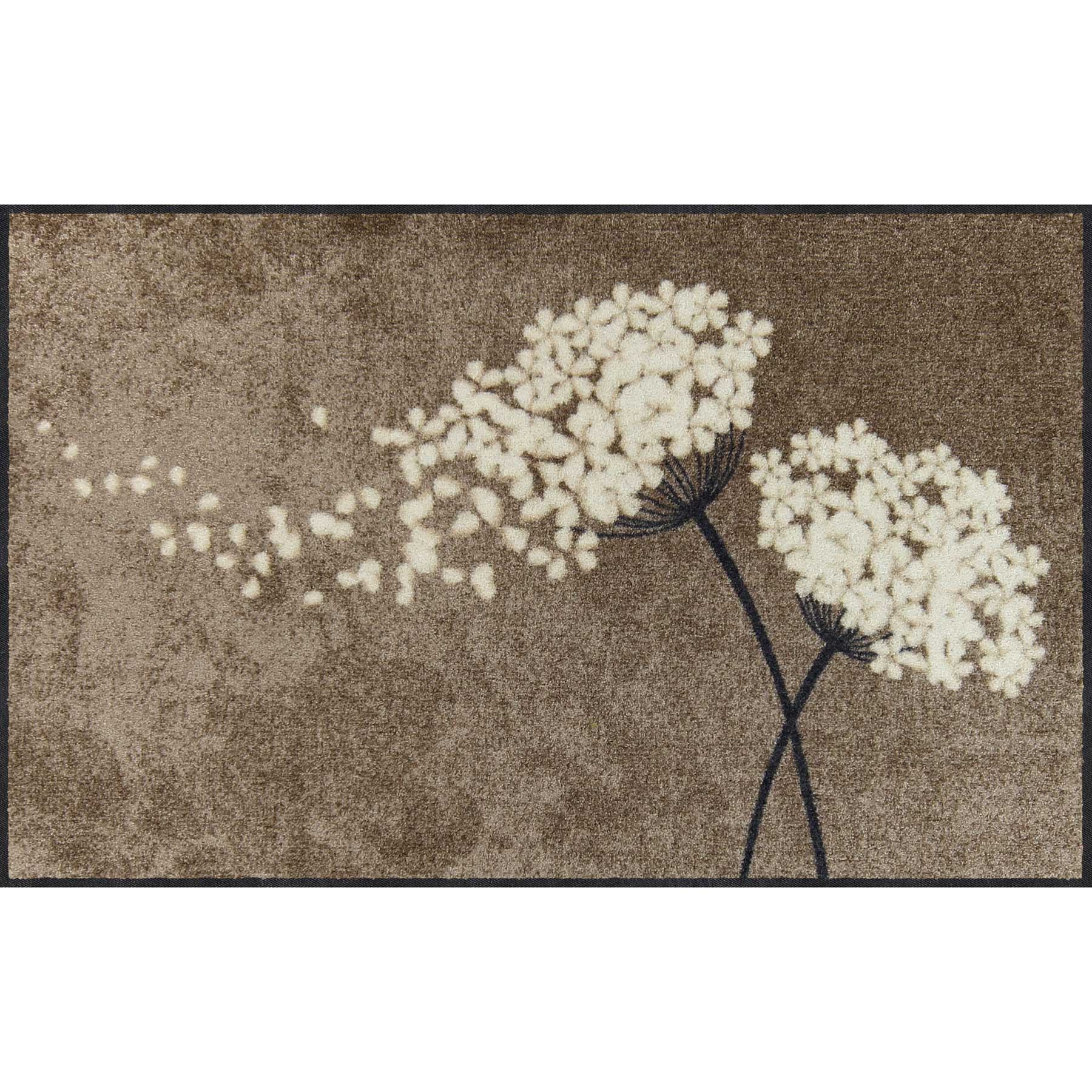 Fußmatte 75x120 Wishfull Blossom taupe beige