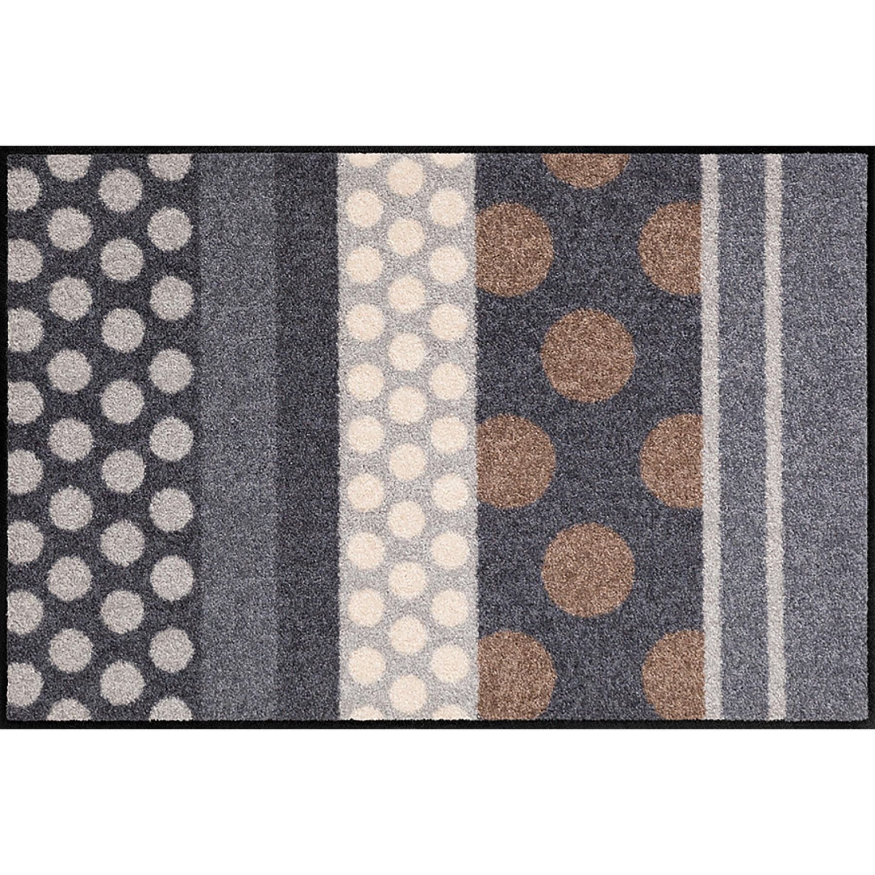 Fußmatte 50x75 Glamour Dots Grau grau