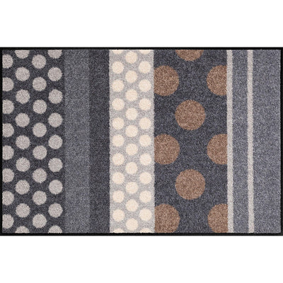 Fußmatte 50x75 Glamour Dots Grau grau