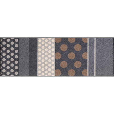 Teppichläufer 60x180 Glamour Dots Grau grau