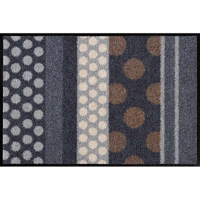 Fußmatte 75x120 Glamour Dots Grau grau