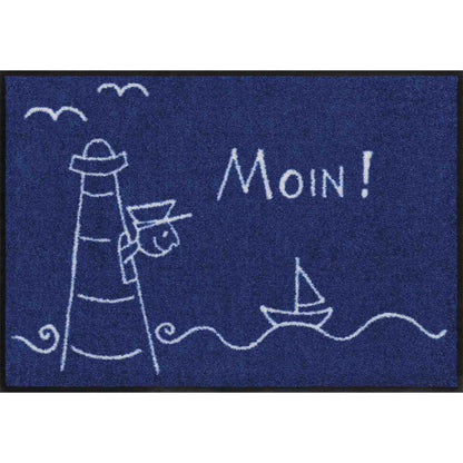 Fußmatte 50x75 Lighthouse blau