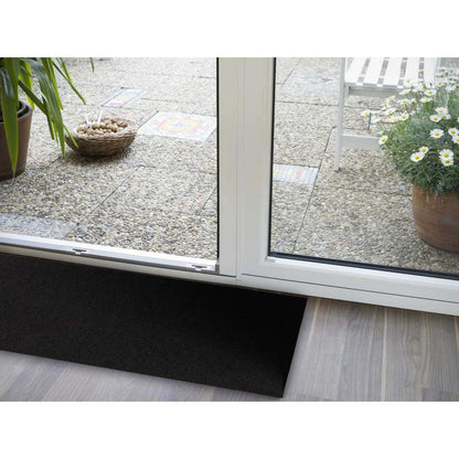 Läufer klein 30x100 Uni Schwarz schwarz