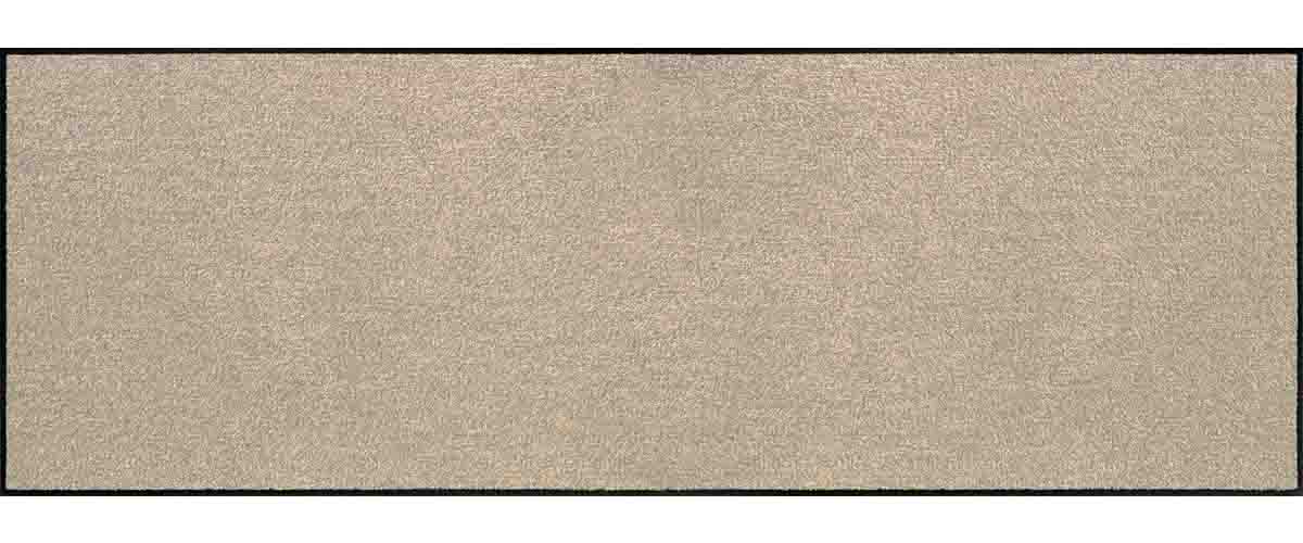 Teppichläufer 60x180 Uni Sand sand