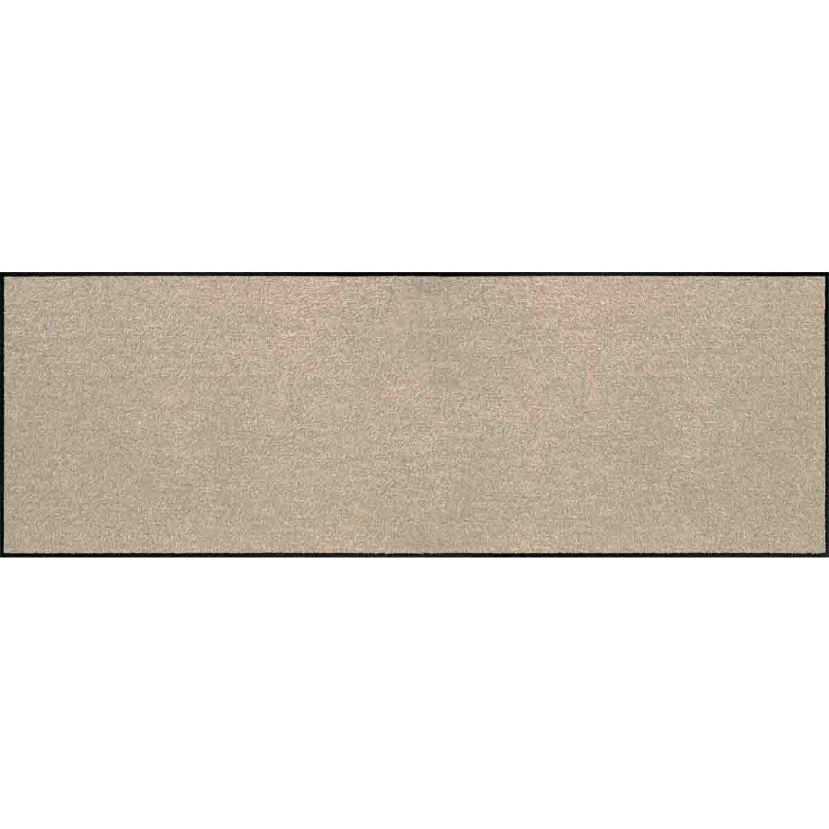 Teppichläufer 60x180 Uni Sand sand