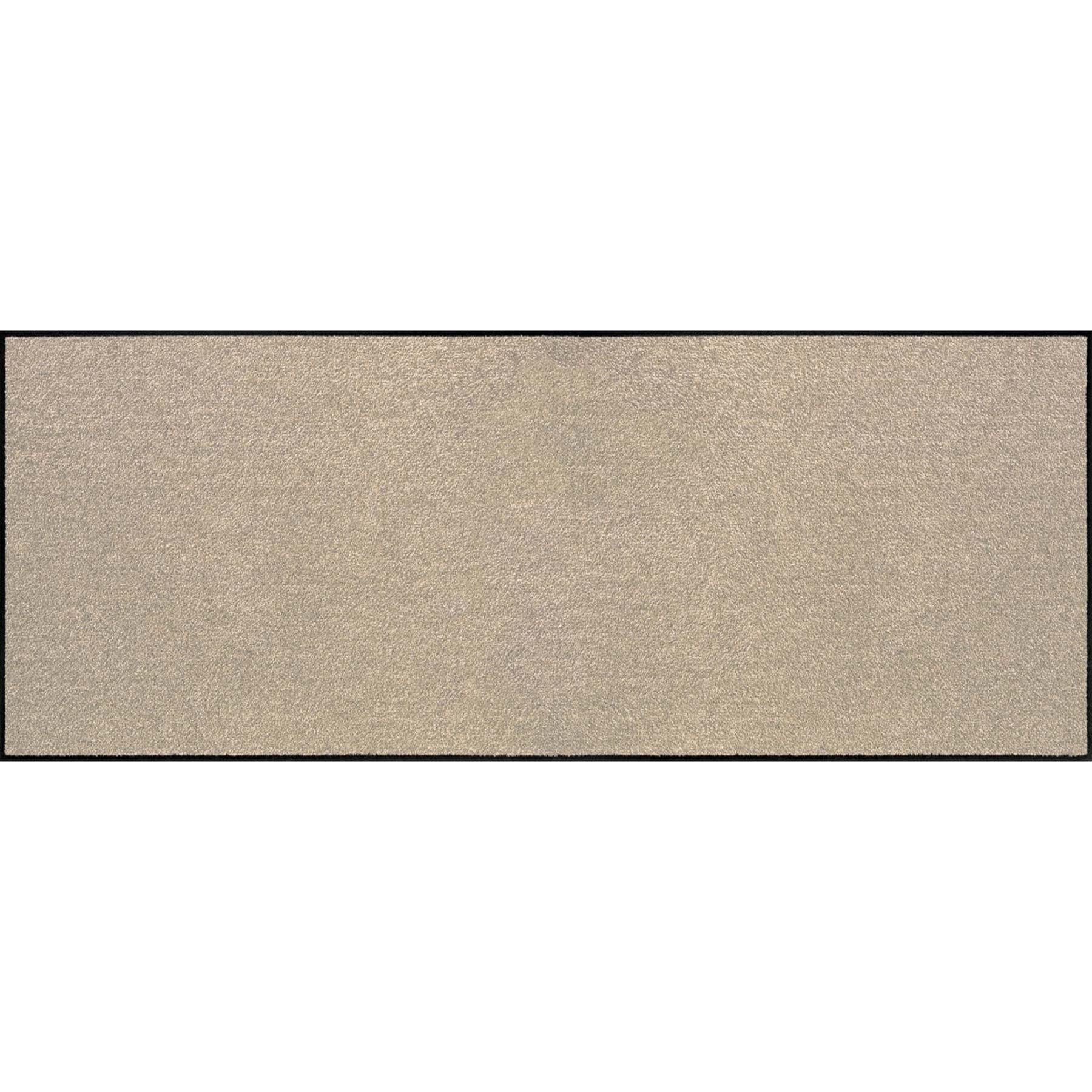 Teppichläufer 75x190 Uni Sand sand
