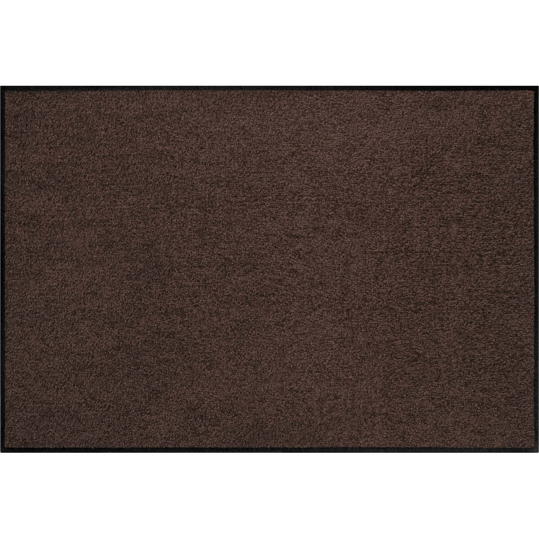 Fußmatte 50x75 Uni Schokobraun braun