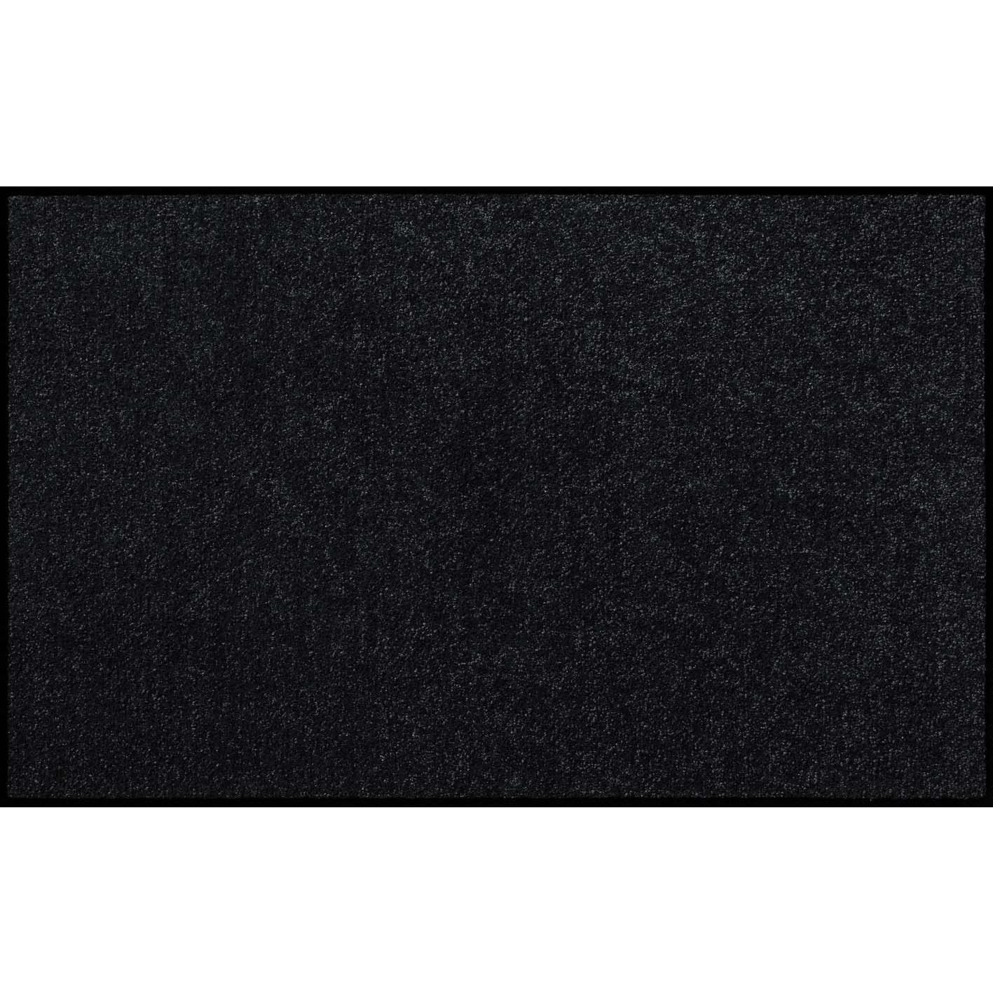 Fußmatte 75x120 Uni Schwarz schwarz