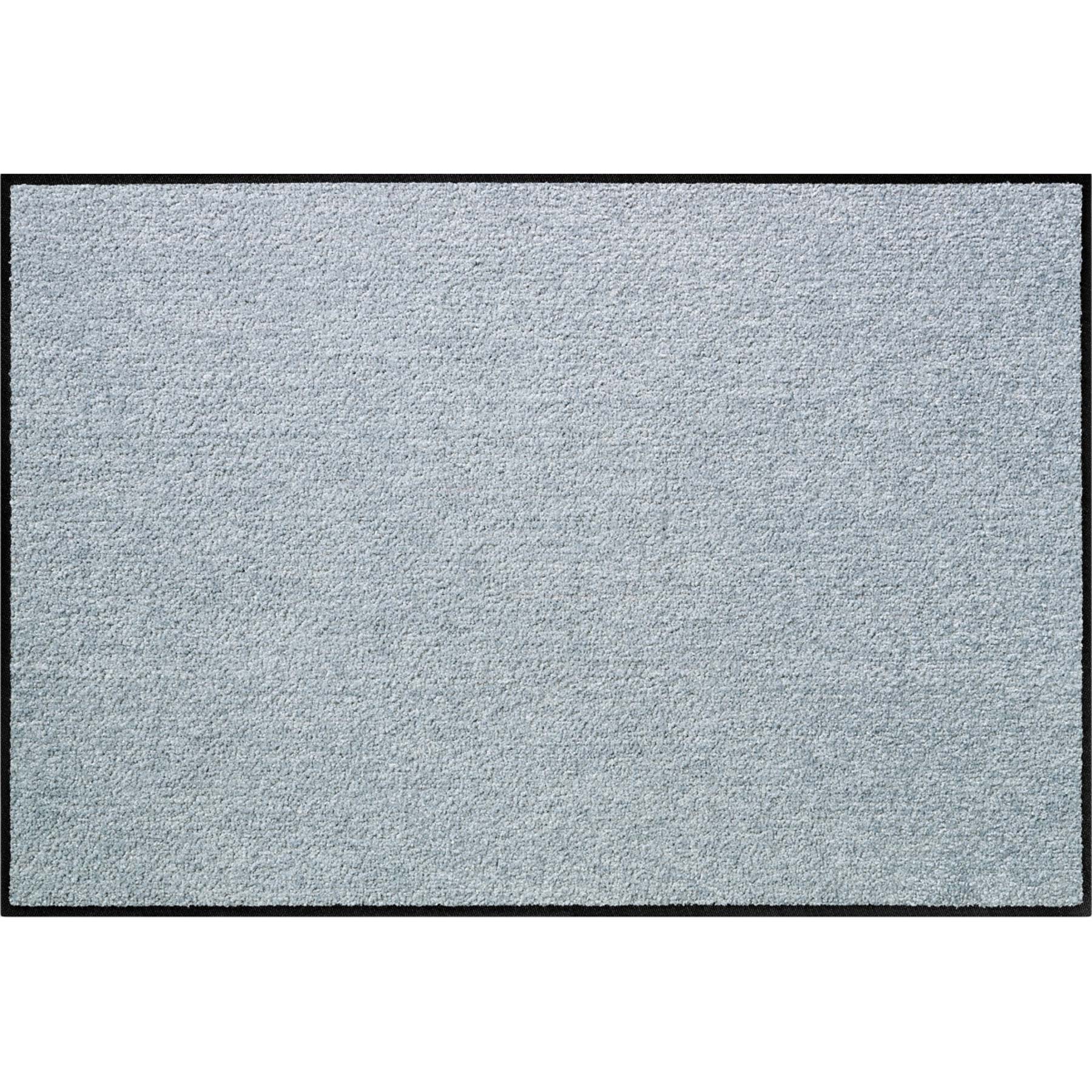 Fußmatte 50x75 Uni Silbergrau grau