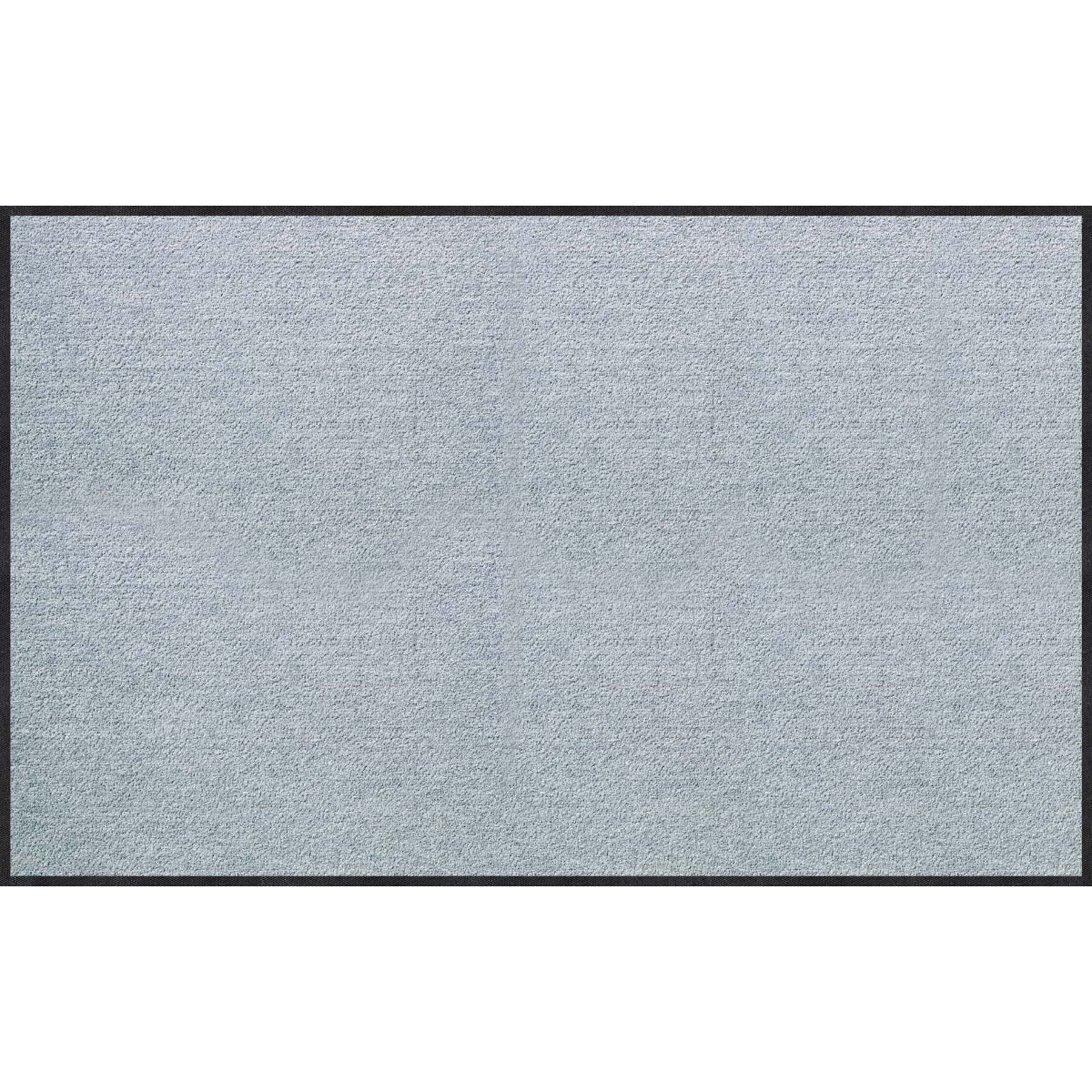 Fußmatte 75x120 Uni Silbergrau grau