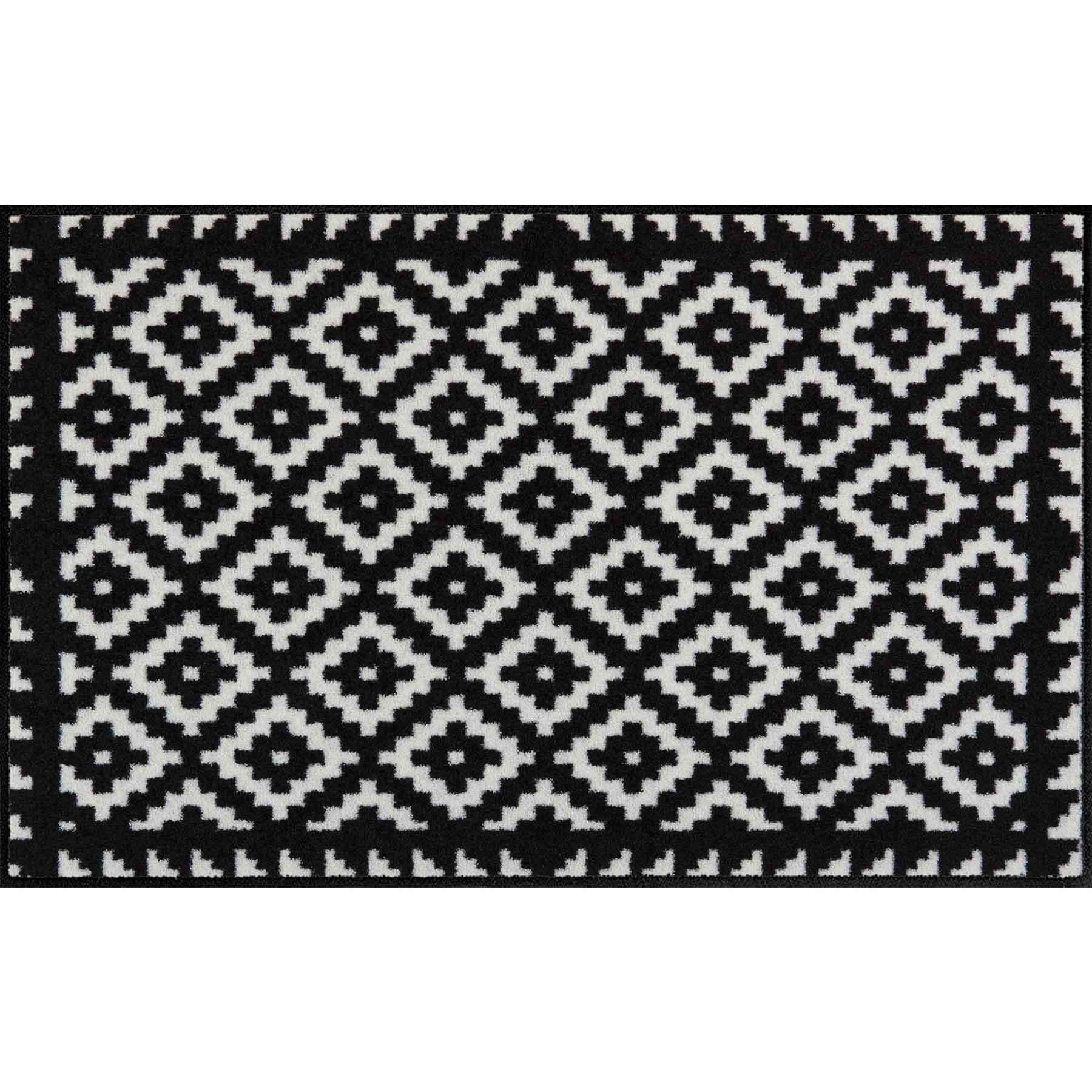 Fußmatte 75x120 TabukBlack & White schwarz