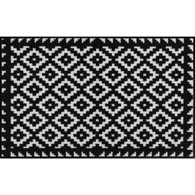 Fußmatte 75x120 Tabuk Black & White schwarz