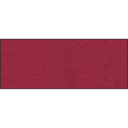 Teppichläufer 75x190 Uni Weinrot rot