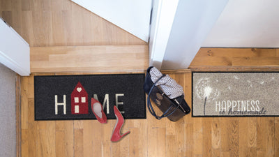 Läufer 30x75 Home House grey-red