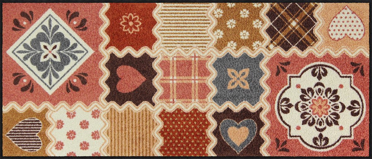 Läufer 60x140  Lovely Patch rose-nature Gelb
