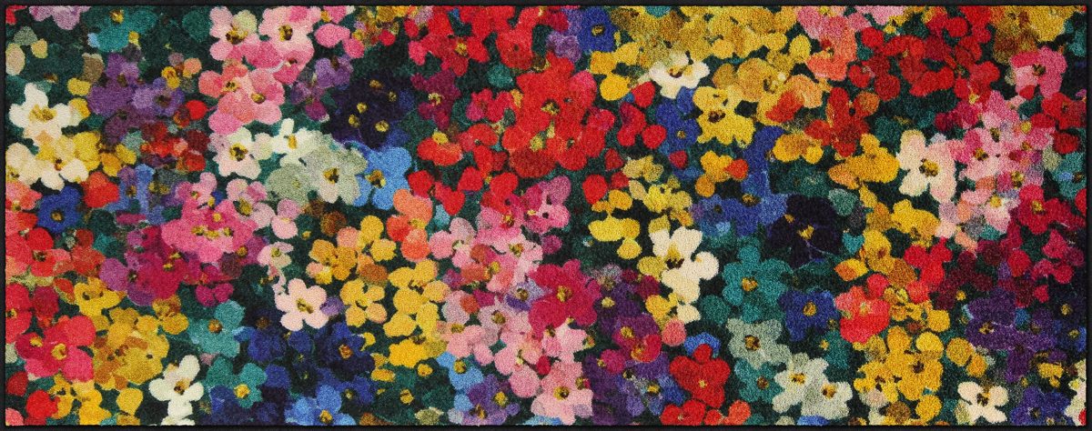 Läufer 75x190  Mille Fleurs Anthrazit