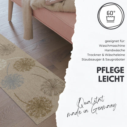 Teppichläufer 60x180 Uni Silbergrau grau