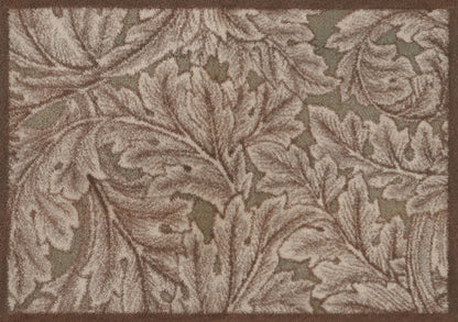 Fußmatte 60x85 Acanthus Brown türkis