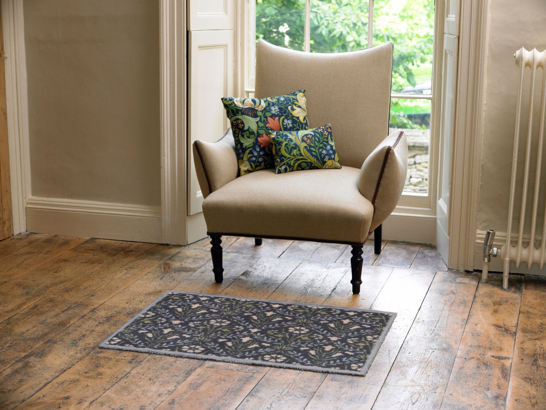 Fußmatte 60x85 Bellflower Blue braun