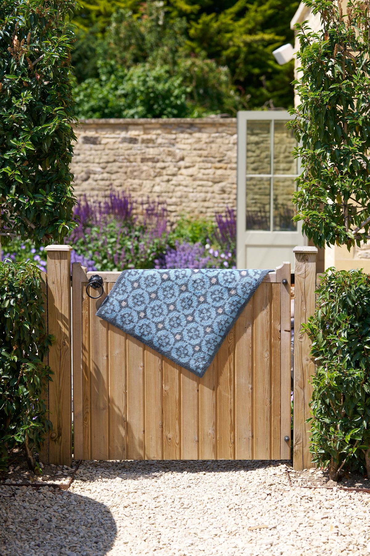 Fußmatte 60x85 Parterre Blue grau