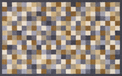 Fußmatte 75x120 Neutral Squares beige