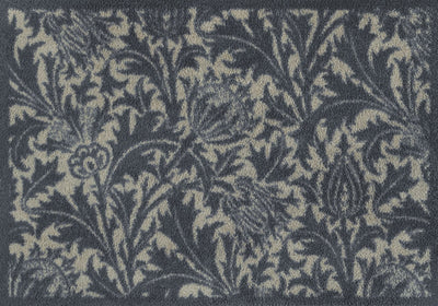 Fußmatte 60x85 Thistle Blue & Gold blau