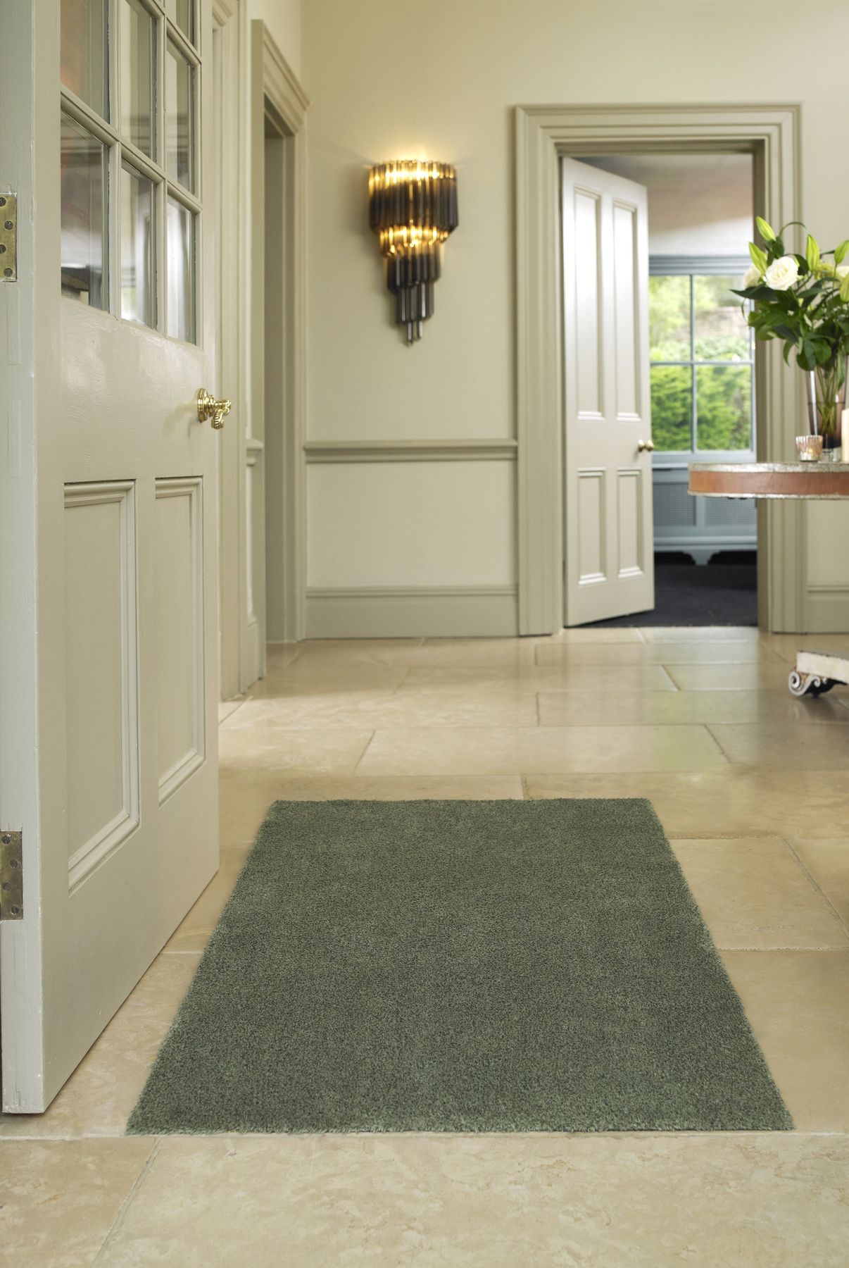 Wohnmatte 75x150 Turtle Mat Sage Green grün