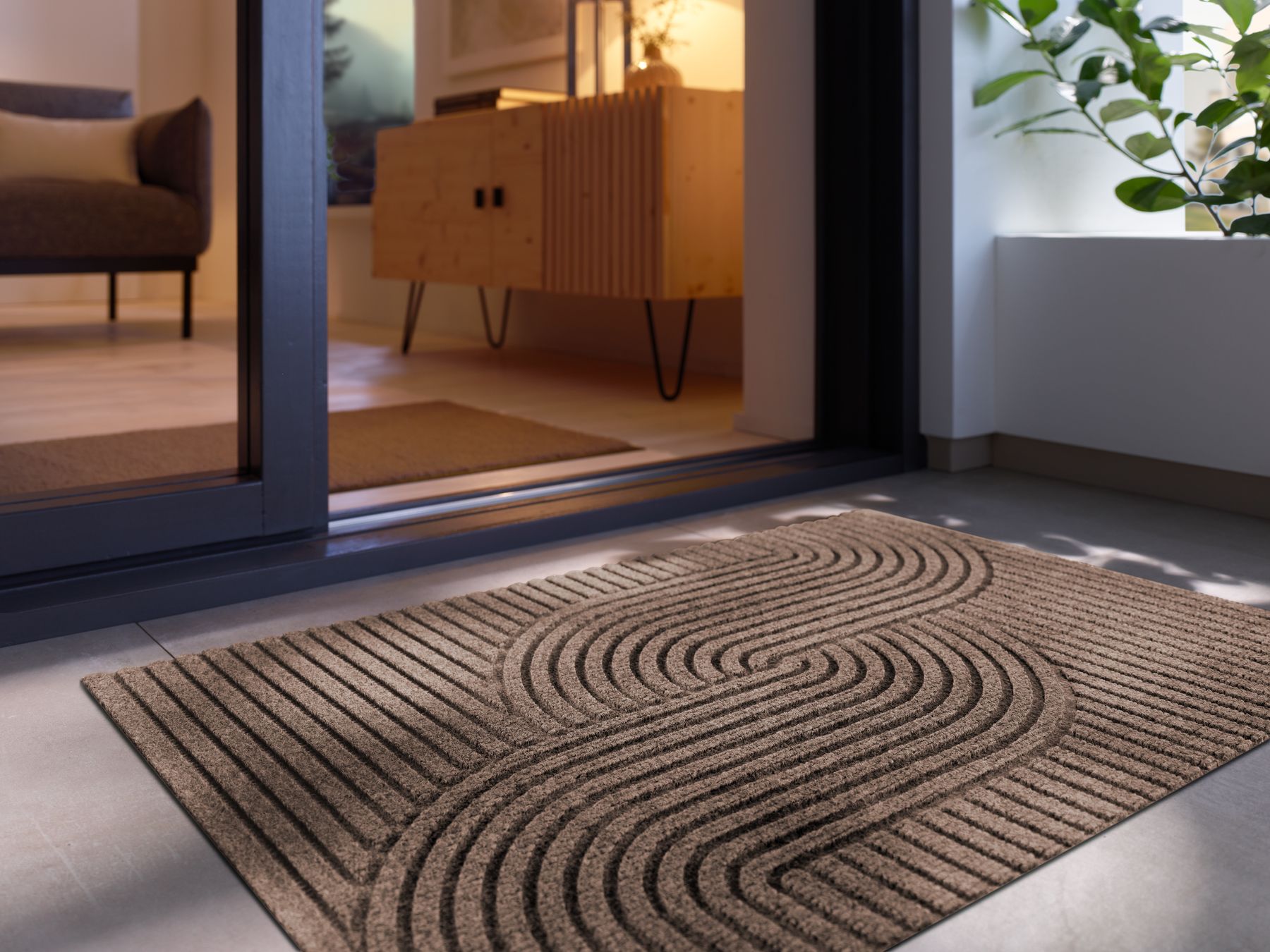 Fußmatte 60x90 Dune Loop taupe