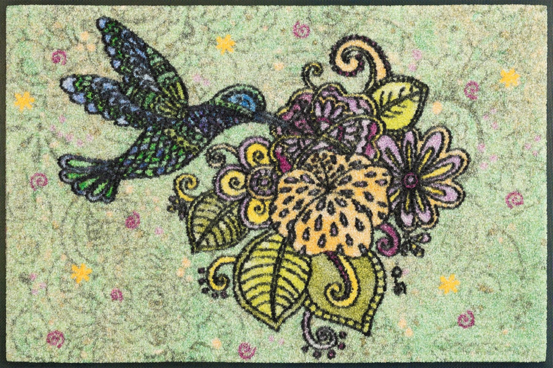 Fußmatte 50x75 Blütentanz rosa