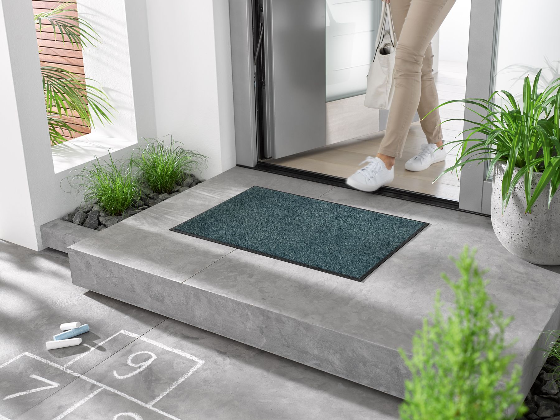 Fußmatte 50x75 Denim Blue blau