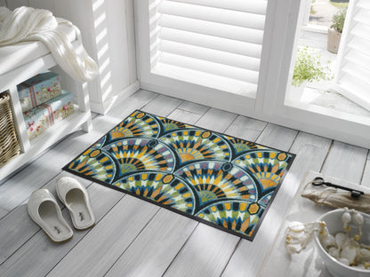 Fußmatte 50x75 Feather Arc grün