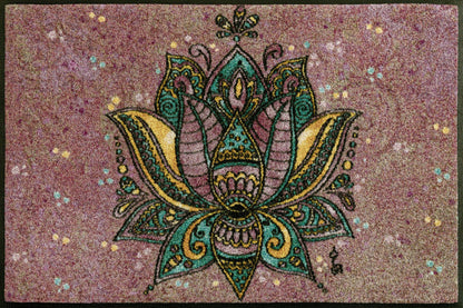 Fußmatte 50x75 Lotus Blossom rot