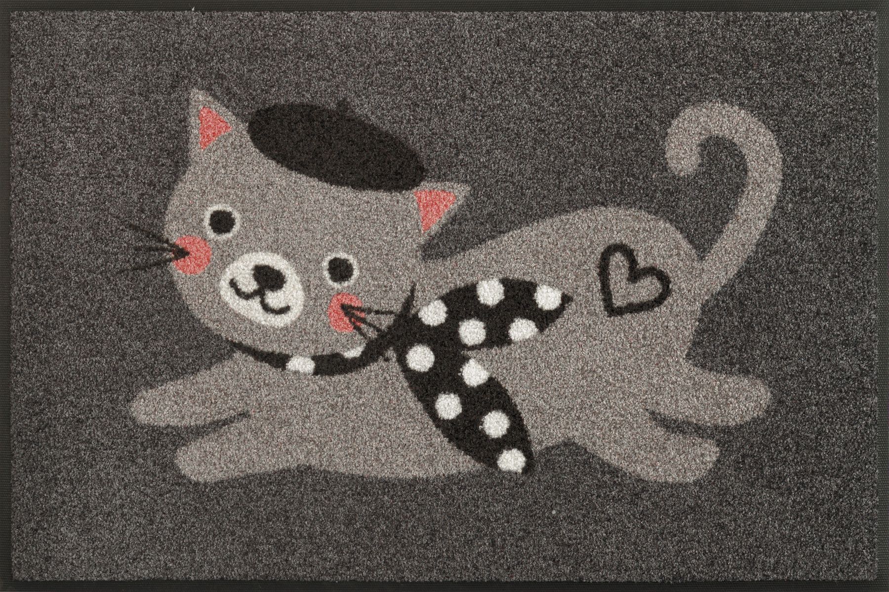 Fußmatte 50x75 Madame Minou rot