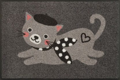 Fußmatte 50x75 Madame Minou rot