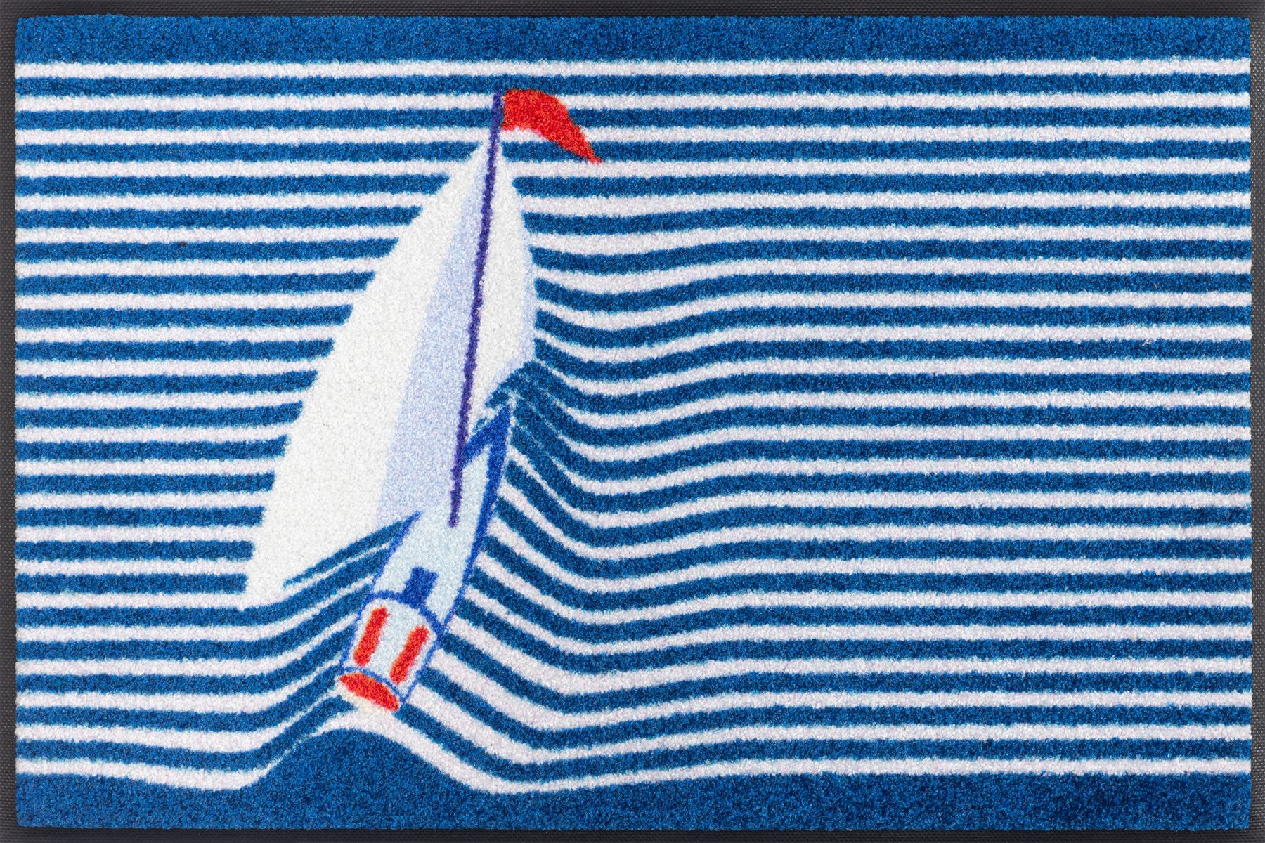 Fußmatte 50x75 Sailing Boat blau