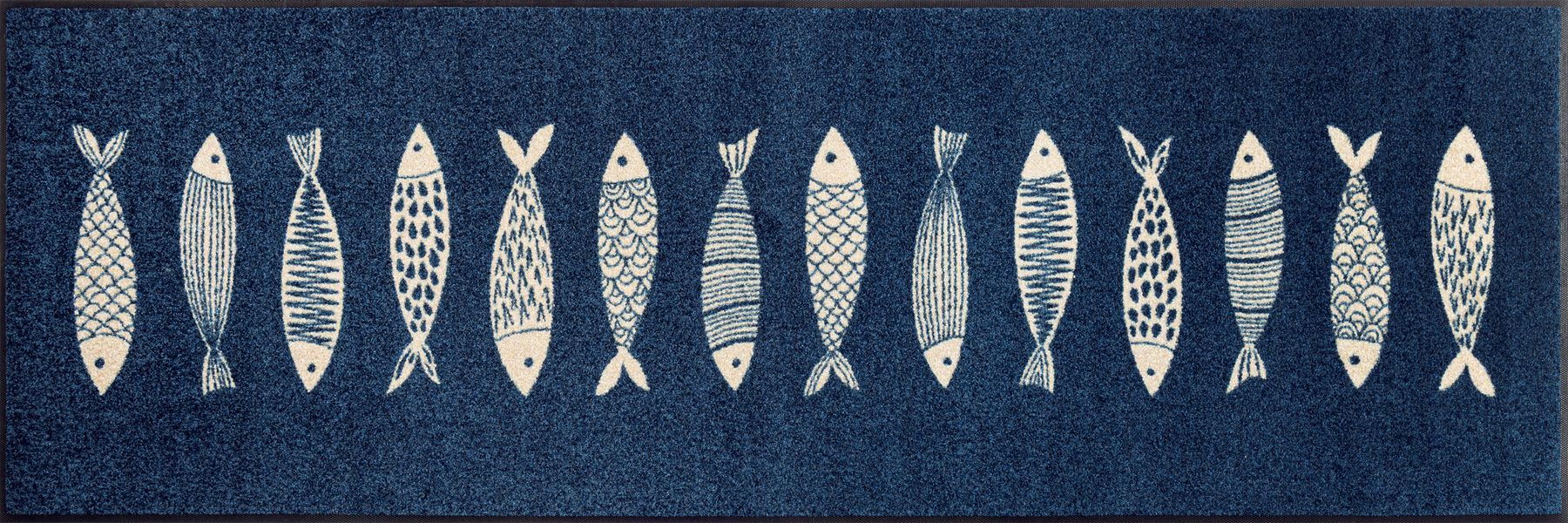 Fußmatte 60x180 Fish Tango grau