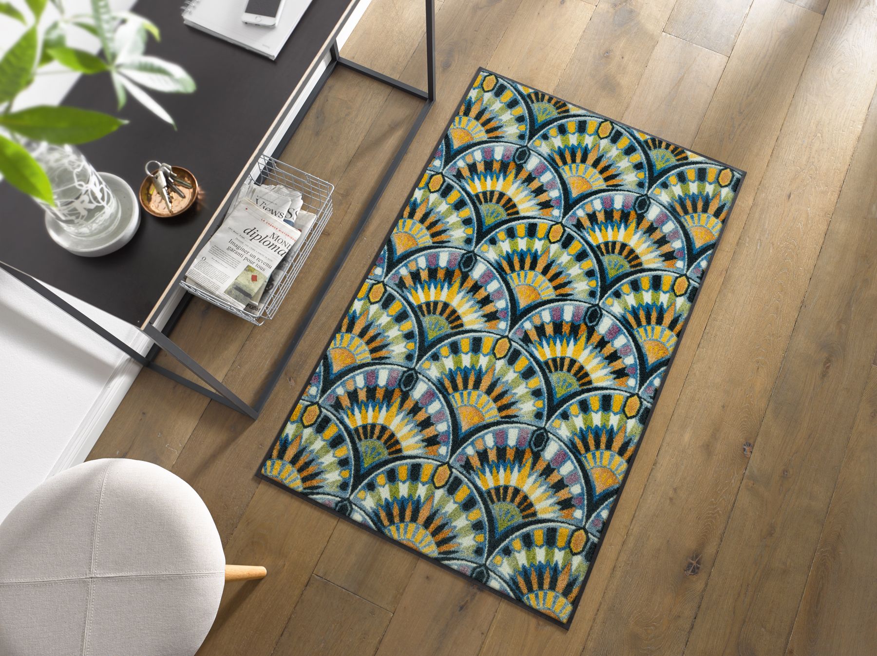 Fußmatte 75x120 Feather Arc beige