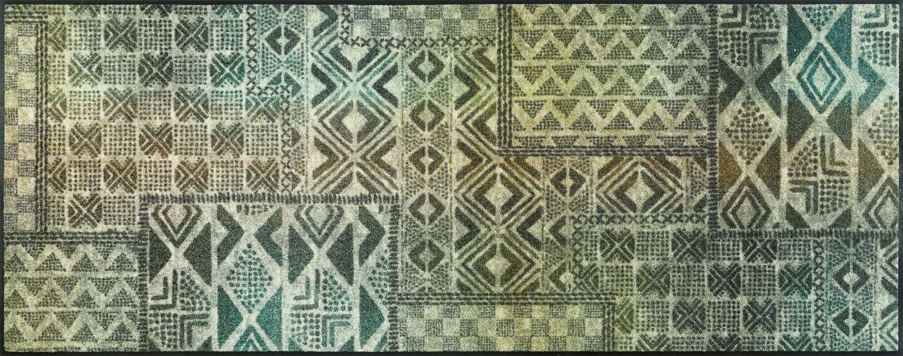 Läufer 75x190 Aztec Nomad grün