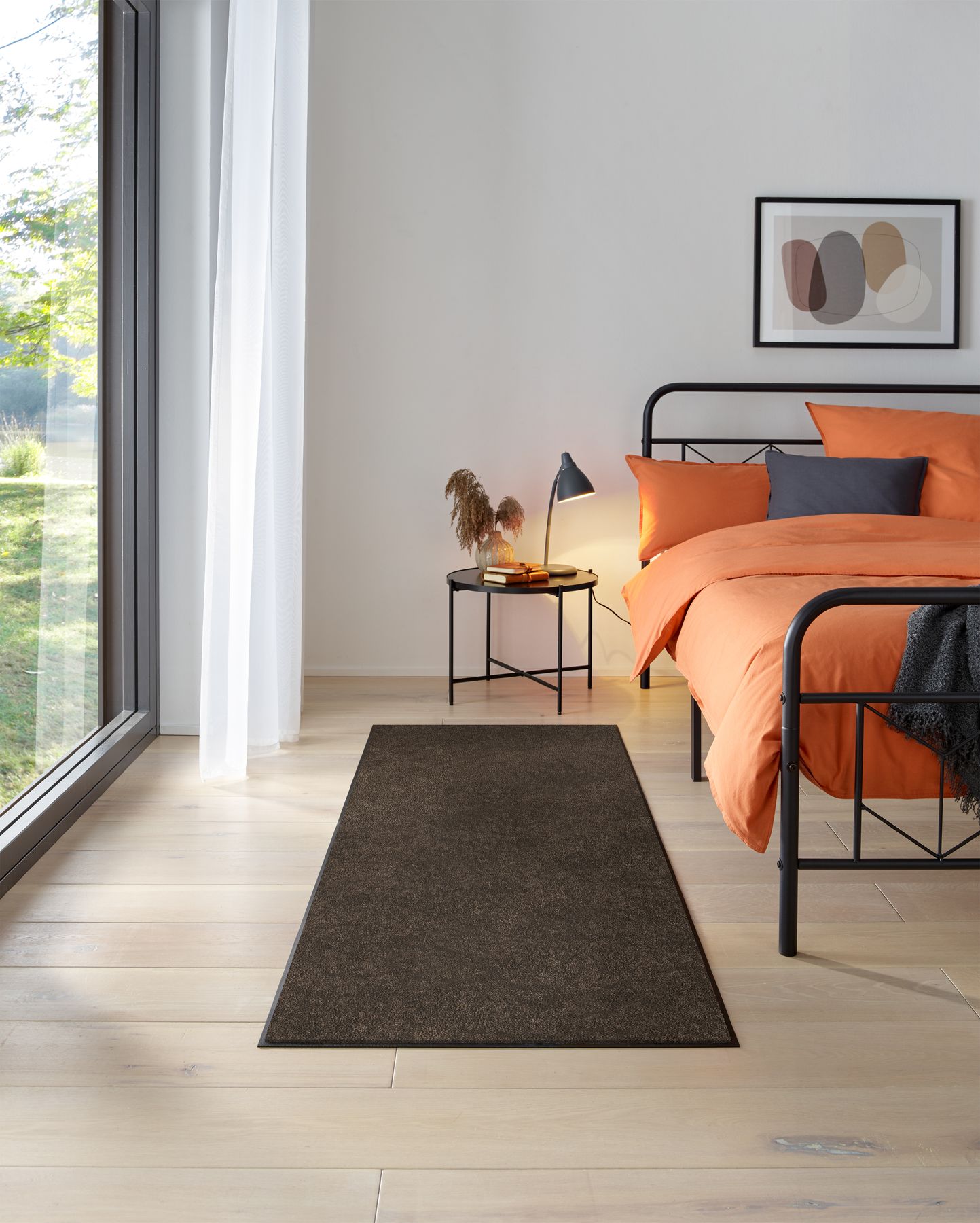 Läufer 75x190 Espresso Brown braun