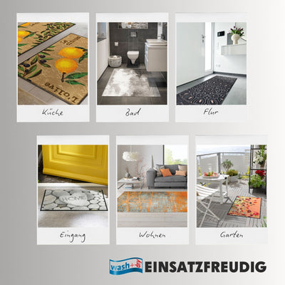 Fußmatte 40x60 Glück auf allen Wegen grün