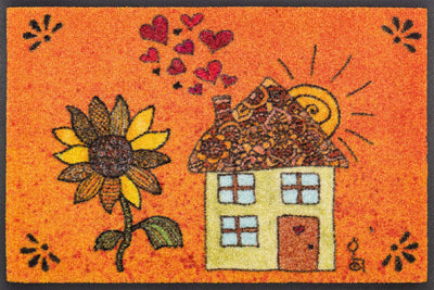 Fußmatte 40x60 Sonnenhaus orange