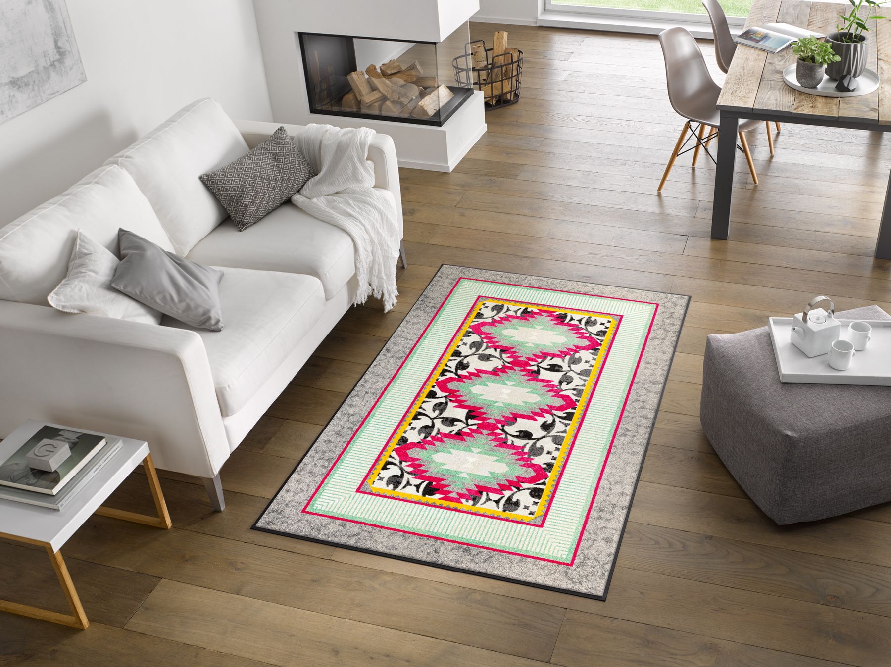 Wohnteppich Tribal Pop 115x175