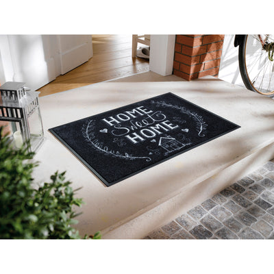 Fußmatte 50x75 Chalky Home schwarz