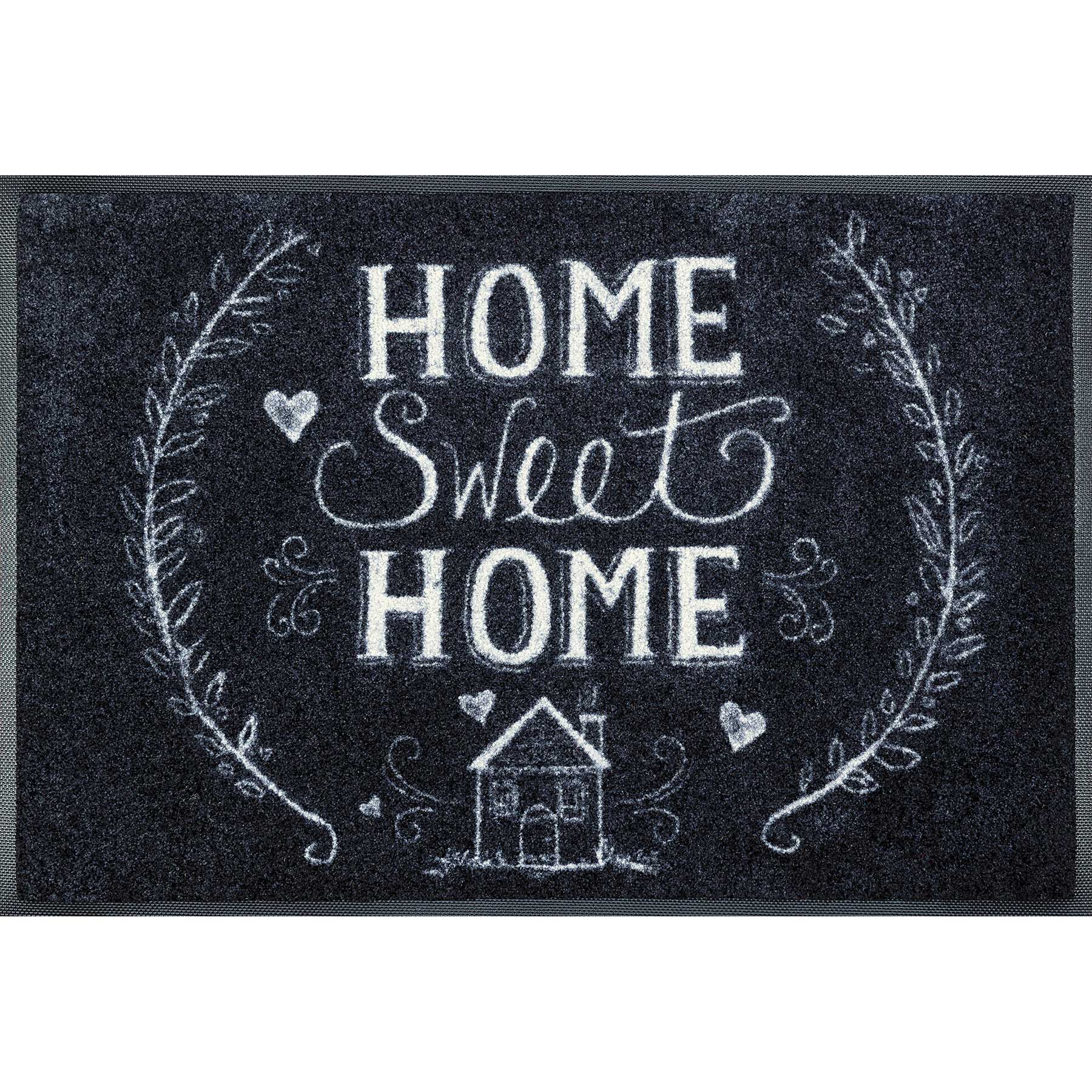 Fußmatte 50x75 Chalky Home schwarz