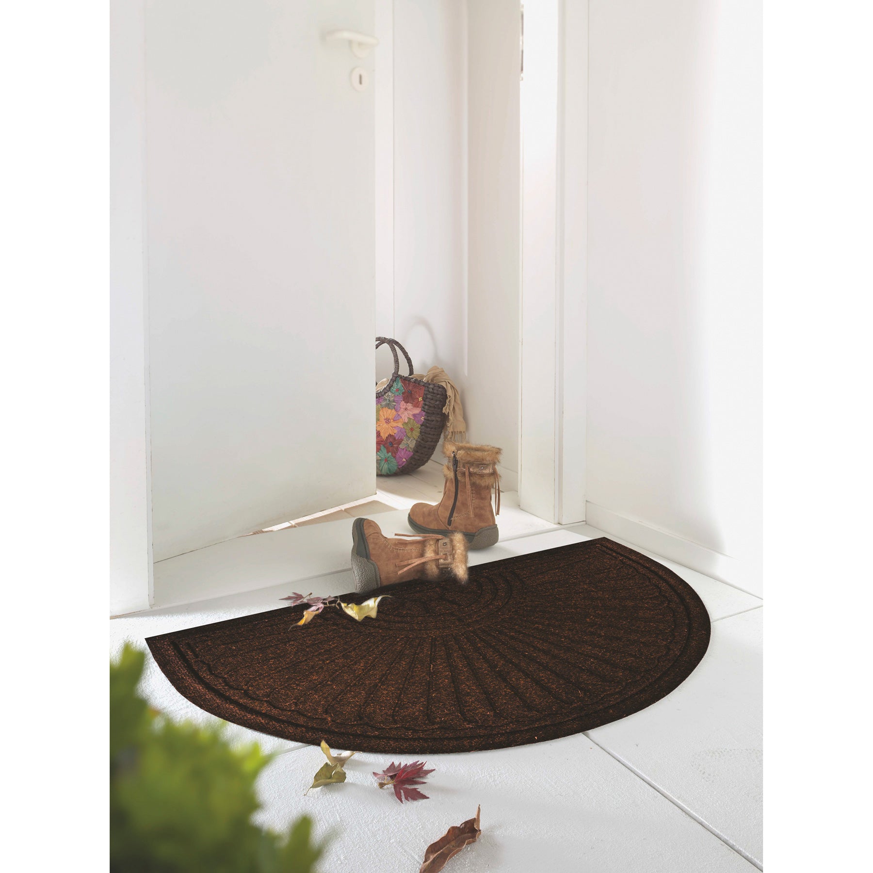 Fußmatte 55x85 Dune DUNE Halfmoon dark brown braun