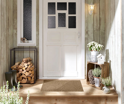 Fußmatte 60x90 Dune Stripes taupe