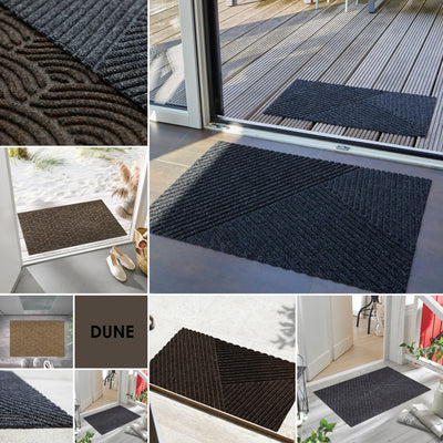 Fußmatte 60x90 Dune Stripes taupe