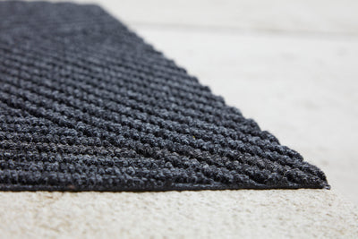 Fußmatte 45x75 Dune Stripes dark grey grau