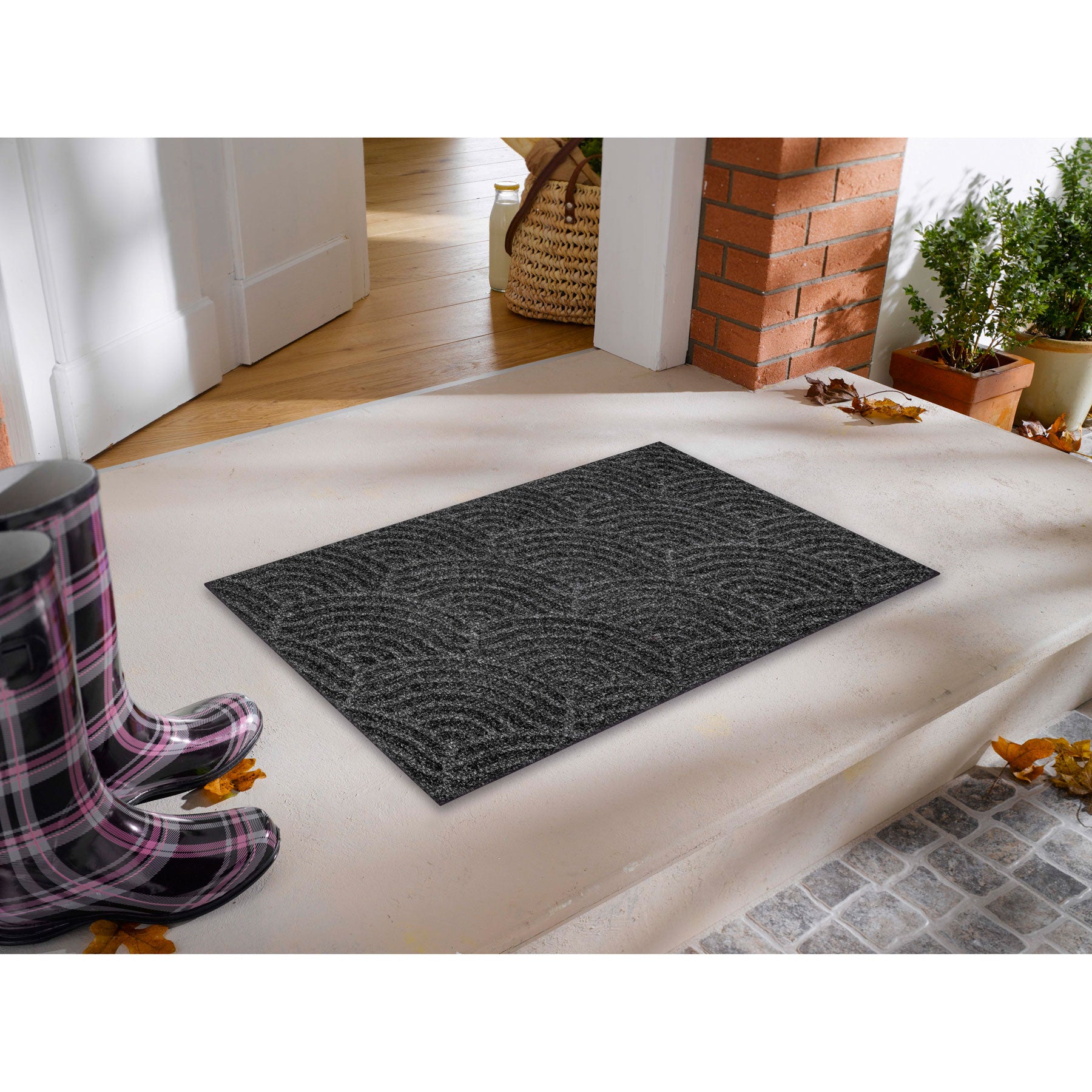 Fußmatte 45x75 Dune DUNE Waves dark grey grau