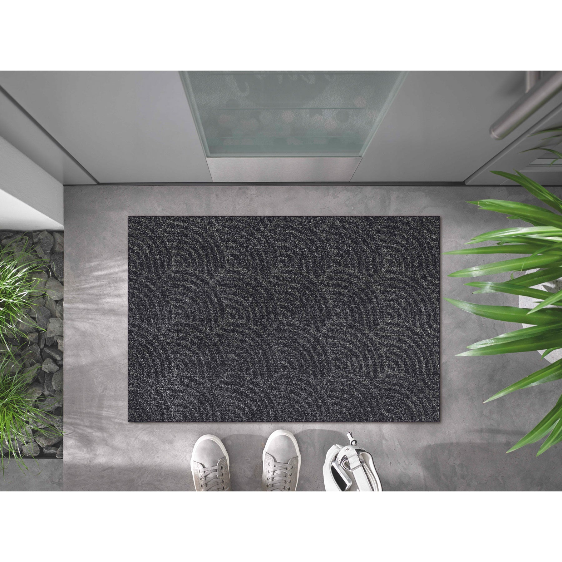 Fußmatte 60x90 Dune DUNE Waves dark grey grau